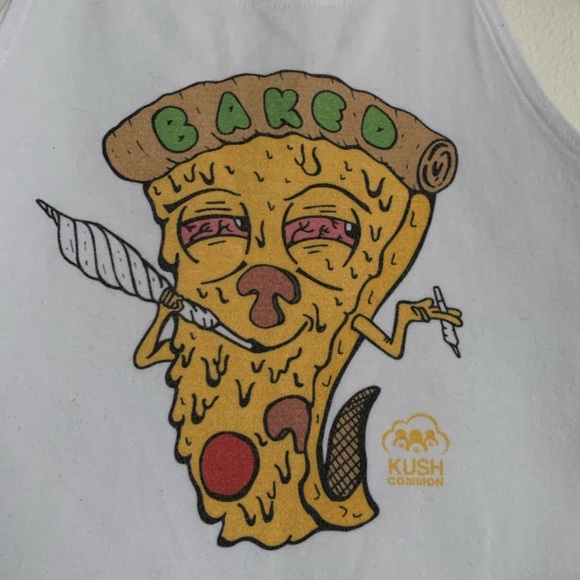 American Apparel Crop top with cool design - Picture 2 of 4